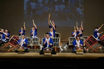 Grupo de taikô ‘Kaminari Wadaiko’ de Tupã se apresenta em Pompeia neste sábado
