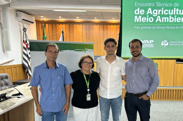 Secretaria da Agricultura e Meio Ambiente presente em encontro do CIVAP