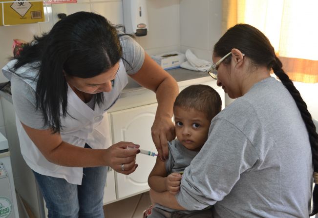 DHS alerta sobre a vacinação de crianças contra a gripe em Pompeia