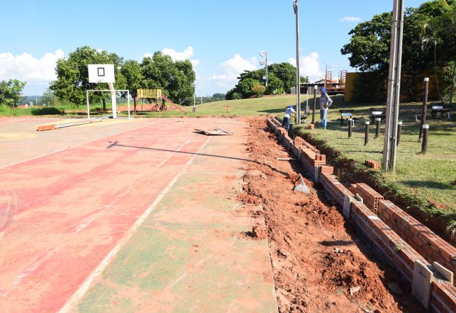 Reforma na Área de Lazer do Jardim Guimarães avança e local irá receber diversas melhorias